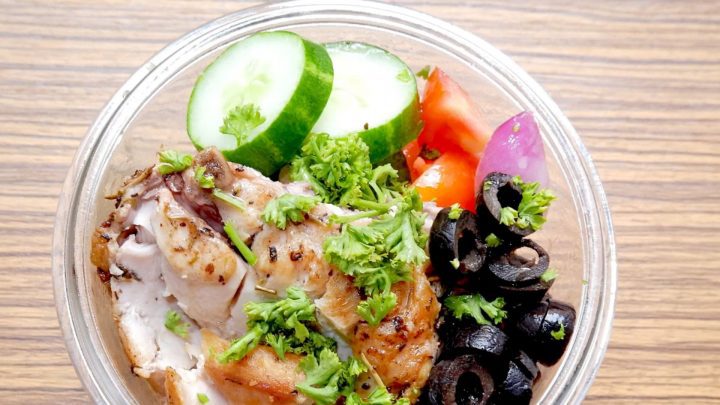 1 Keto Chicken and Cucumber Salad